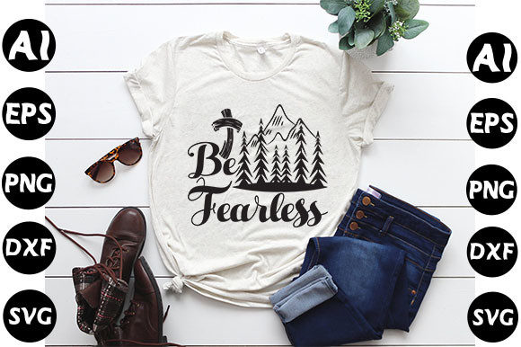 Christan Quote Design, Be Fearless