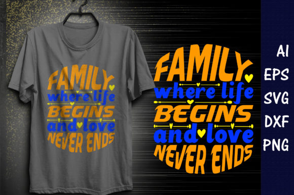 Family Quote Design, Family Where Lif