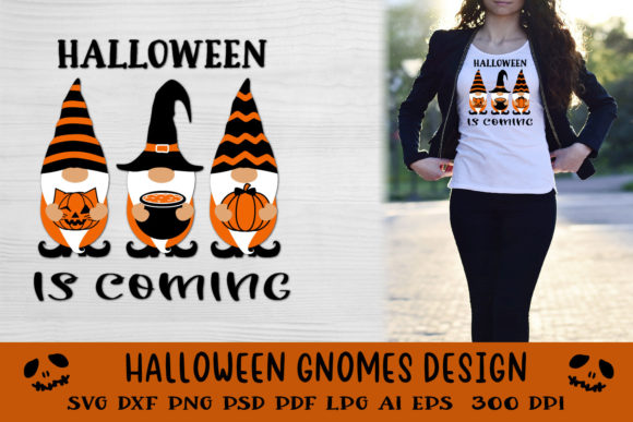 Halloween Gnomes SVG: Graphics & Illustrations for Seasonal Branding