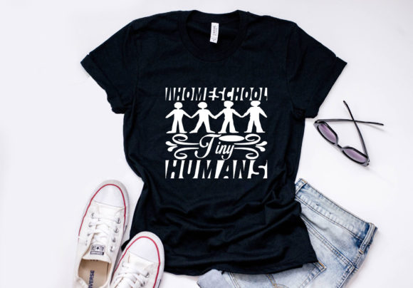 Homeschool Mom Quote Design,I Homescho: Graphics & T-Shirt Designs