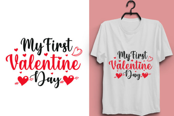My First Valentine’s Day SVG T-shirt