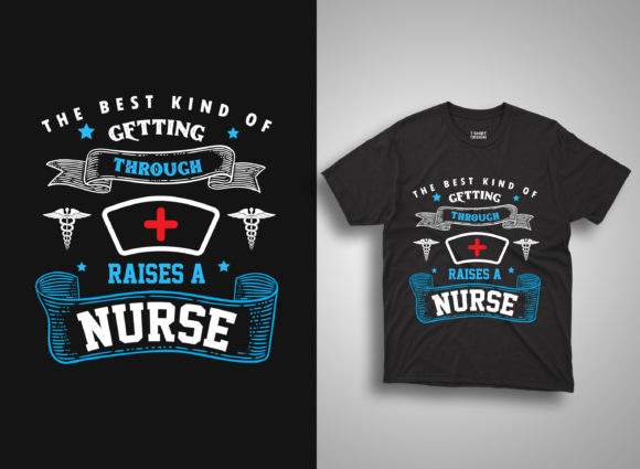 Nurse T-Shirt Design Template Vector: Graphics for T-Shirt Designs