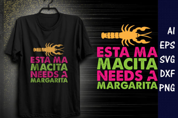 Summer Quote Design: Esta Mamacita Needs Graphics & T-Shirt Designs