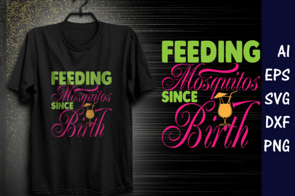 Summer Quote Design: Feeding Mosquitos Graphics